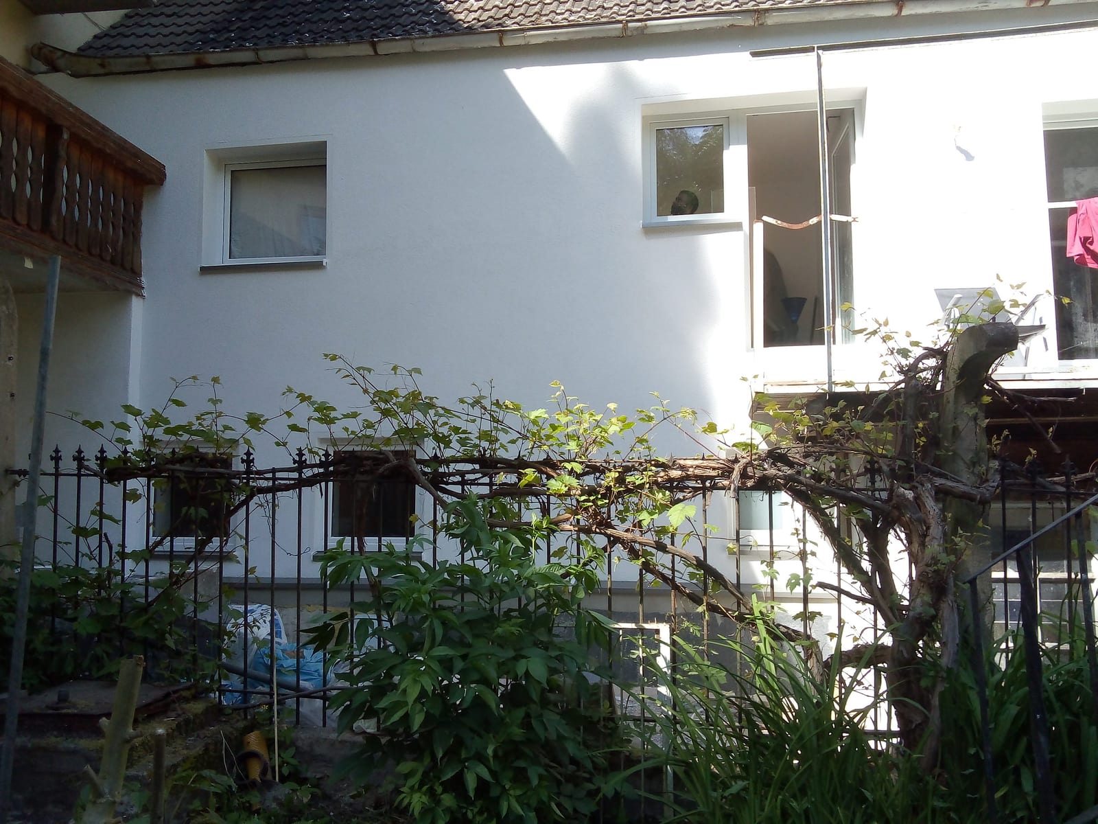 House fully insulated and rendered