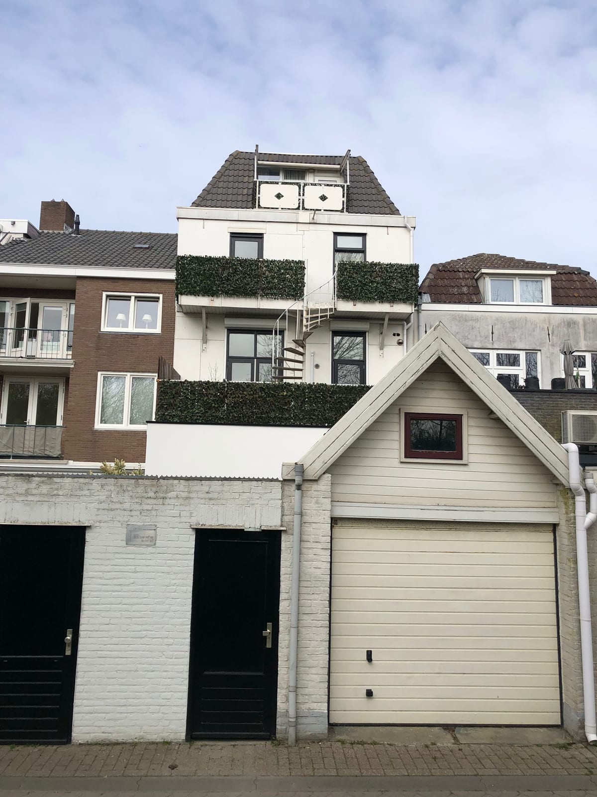 Rear facade renovation with roof terrace, Before