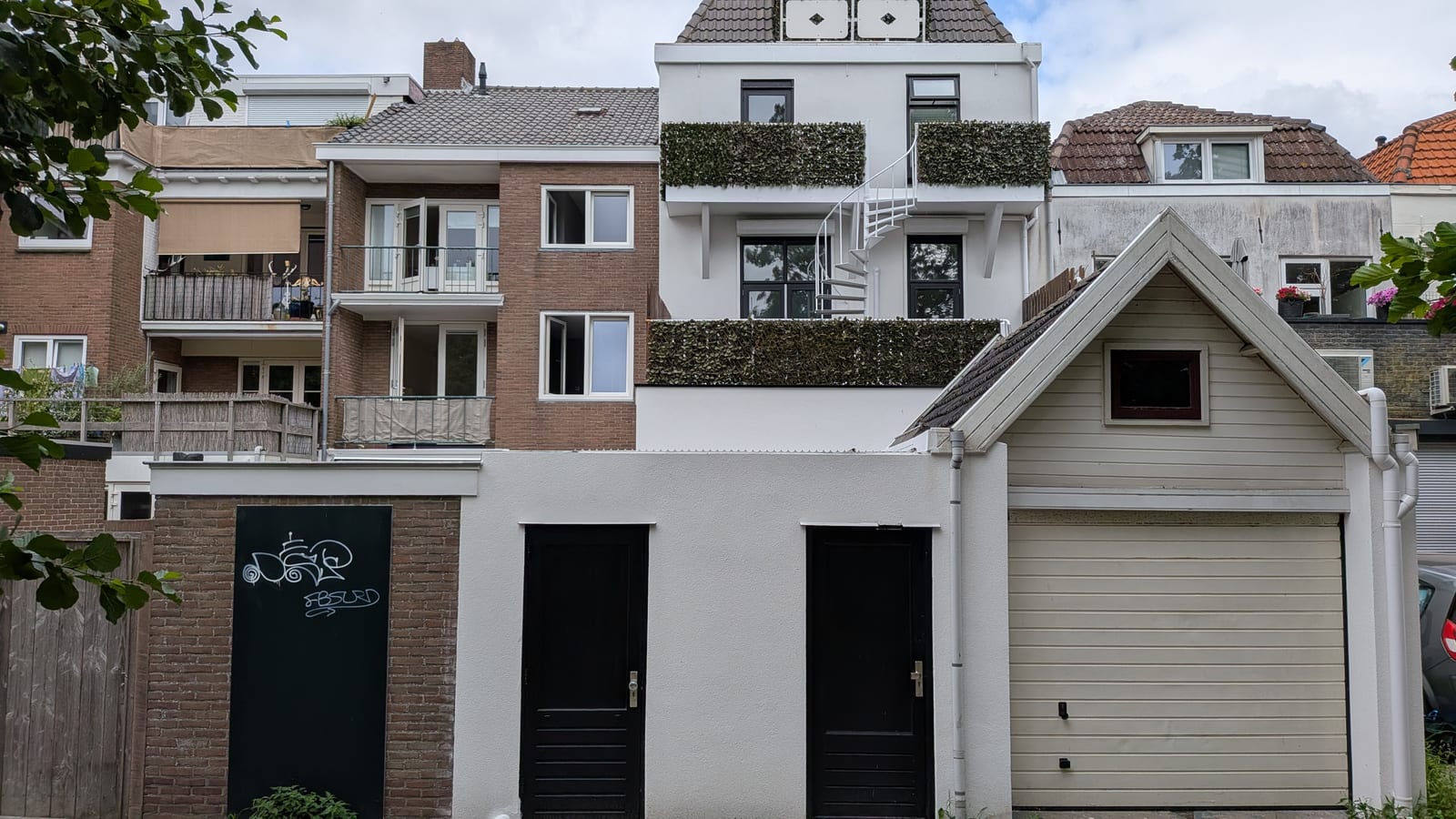 Rear facade renovation with roof terrace, After